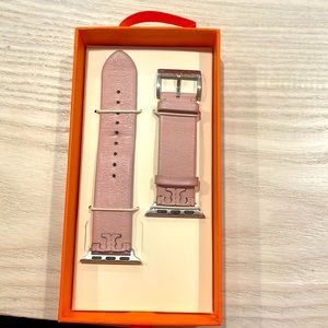 Used. Good condition. Tory Burch Blush Apple Watch band.